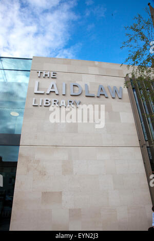 Photographie de l'extérieur à l'Université de Leeds Bibliothèque Laidlaw Banque D'Images