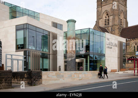 Photographie de l'extérieur à l'Université de Leeds Bibliothèque Laidlaw Banque D'Images