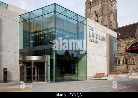 Photographie de l'extérieur à l'Université de Leeds Bibliothèque Laidlaw Banque D'Images