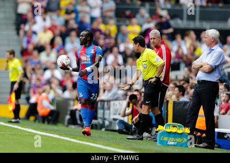 Londres, Royaume-Uni. 06Th Aug 2015. Pré saison Friendly. Fulham contre Crystal Palace. Le Crystal Palace Crédit : Souare Pape Plus Sport Action/Alamy Live News Banque D'Images