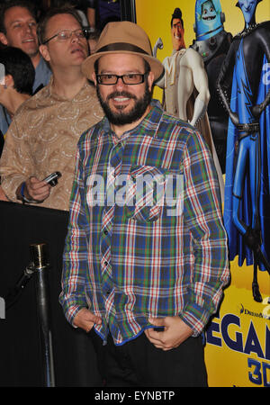 LOS ANGELES, CA - le 30 octobre 2010 : David Cross à la Los Angeles premiere de 'MegaMind' au Mann's Chinese Theatre, à Hollywood. Banque D'Images