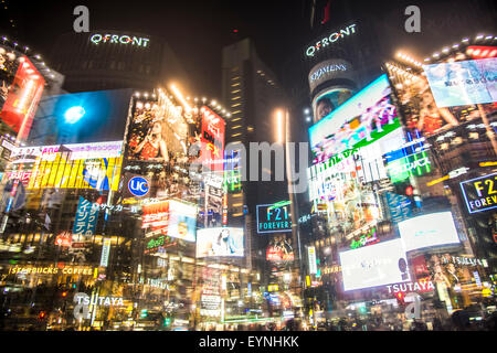 Croisement de Shibuya, Tokyo,Japon,Shibuya-Ku Banque D'Images