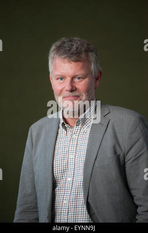 Romancier suédois, Arne Dahl, apparaissant à l'Edinburgh International Book Festival. Banque D'Images