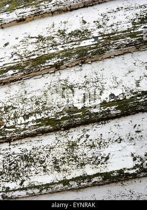 Détail d'une vieille, bateau de pêche. Banque D'Images