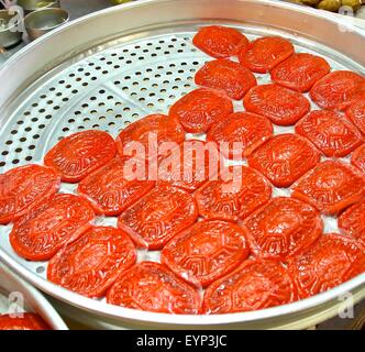 Crème de riz rouge collante libre à Taiwan Banque D'Images