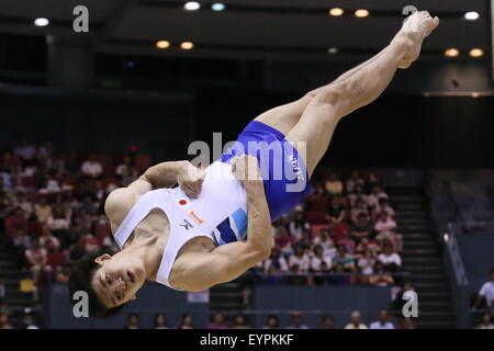 Hiroshima, Japon. 2 Août, 2015. Naoto Hayasaka (JPN) Gymnastique Artistique : La 6e Championnats asiatiques de l'appareil de marbre à Hiroshima, Japon . Credit : Sho Tamura/AFLO SPORT/Alamy Live News Banque D'Images