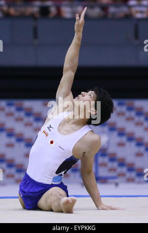 Hiroshima, Japon. 2 Août, 2015. Naoto Hayasaka (JPN) Gymnastique Artistique : La 6e Championnats asiatiques de l'appareil de marbre à Hiroshima, Japon . Credit : Sho Tamura/AFLO SPORT/Alamy Live News Banque D'Images