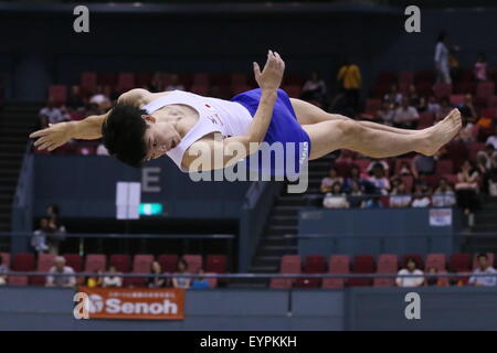 Hiroshima, Japon. 2 Août, 2015. Naoto Hayasaka (JPN) Gymnastique Artistique : La 6e Championnats asiatiques de l'appareil de marbre à Hiroshima, Japon . Credit : Sho Tamura/AFLO SPORT/Alamy Live News Banque D'Images