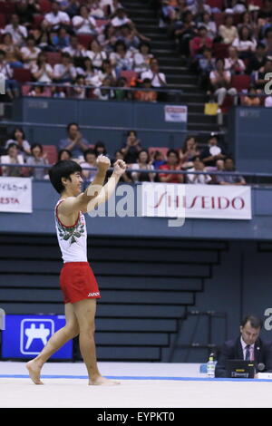 Hiroshima, Japon. 2 Août, 2015. Shirai Kenzo (JPN) Gymnastique Artistique : La 6e Championnats asiatiques de l'appareil de marbre à Hiroshima, Japon . Credit : Sho Tamura/AFLO SPORT/Alamy Live News Banque D'Images