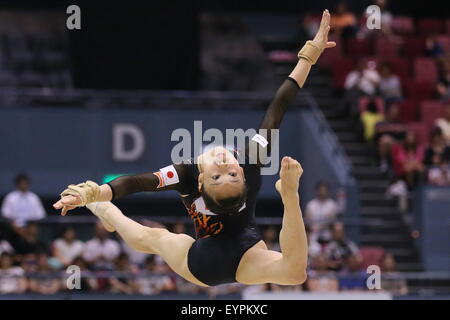 Hiroshima, Japon. 2 Août, 2015. Sugihara Aiko (JPN) Gymnastique Artistique : La 6e Championnats asiatiques féministe autonome marbre à Hiroshima, Japon . Credit : Sho Tamura/AFLO SPORT/Alamy Live News Banque D'Images