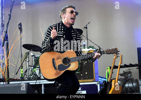 Grant Park. 06Th Aug 2015. 01 août, 2015. - Soins en live pendant le festival Lollapalooza 2015 à Grant Park. Chicago, USA/alliance Photo © dpa/Alamy Live News Banque D'Images