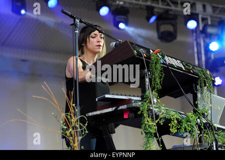 Grant Park. 06Th Aug 2015. 01 août, 2015. - Soins en live pendant le festival Lollapalooza 2015 à Grant Park. Chicago, USA/alliance Photo © dpa/Alamy Live News Banque D'Images