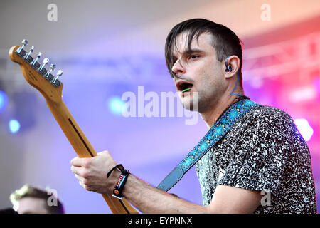 Grant Park. 06Th Aug 2015. 01 août, 2015. - Soins en live pendant le festival Lollapalooza 2015 à Grant Park. Chicago, USA/alliance Photo © dpa/Alamy Live News Banque D'Images