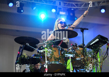 Grant Park. 06Th Aug 2015. 01 août, 2015. - Soins en live pendant le festival Lollapalooza 2015 à Grant Park. Chicago, USA/alliance Photo © dpa/Alamy Live News Banque D'Images