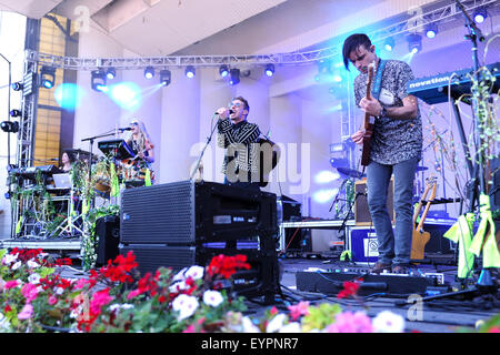 Grant Park. 06Th Aug 2015. 01 août, 2015. - Soins en live pendant le festival Lollapalooza 2015 à Grant Park. Chicago, USA/alliance Photo © dpa/Alamy Live News Banque D'Images