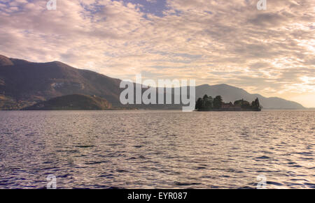 L'Italie, la Lombardie, le lac d'Iseo, Isola di Loreto Banque D'Images