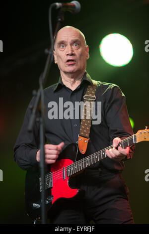 Wilko Johnson au Cambridge Folk Festival 2015 Banque D'Images