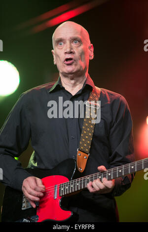 Wilko Johnson au Cambridge Folk Festival 2015 Banque D'Images