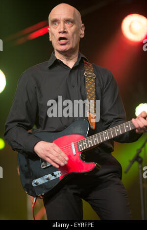 Wilko Johnson au Cambridge Folk Festival 2015 Banque D'Images