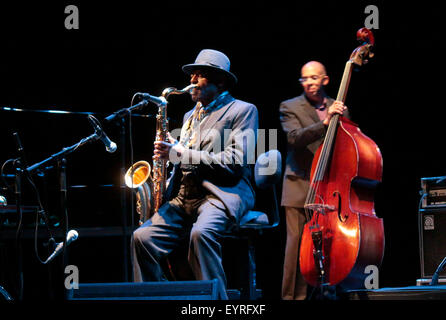 Archie Shepp, Darryl Hall - Auftritt des 'Archie Shepp Quartet' im Rahmen des Jazzfest Berlin, 31. Oktober 2014, Berlin. Banque D'Images