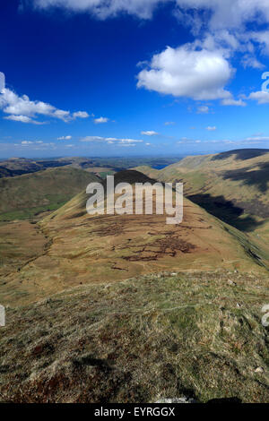 Le NAB est tombé, Parc National de Lake district, comté de Cumbria, Angleterre, Royaume-Uni. Le NAB est tombé est l'un des 214 marches Wainwright Fells. Banque D'Images