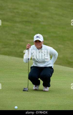 Turnberry, Ecosse. 09Th Aug 2015. Ricoh Womens British Open Golf tour final le jour 4. Nanna Koerstz Madsen sur la 16e : Action Crédit Plus Sport/Alamy Live News Banque D'Images