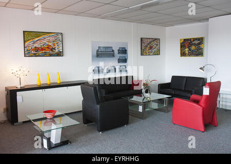 Exposition de mobilier moderne Banque D'Images