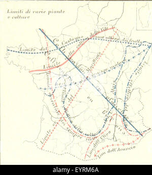 Une image de la page 999 de 'la Terra, trattato popolare', montrant une carte du traité populaire sur la terre et la géographie, mettant en évidence les principales caractéristiques géographiques ou régions. Banque D'Images