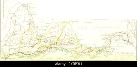 Une image extraite de 'la Terra, trattato popolare', avec une carte du livre qui traite de sujets populaires liés à la terre et à la géographie. Banque D'Images