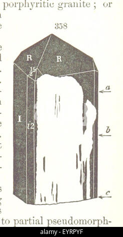 Image prise à partir de la page 127 de 'A Text-Book de Minéralogie Banque D'Images