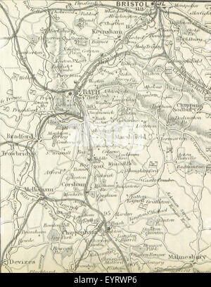 La carte '.' extraites de Flickr ID 11161455004 Image prise à partir de la page 168 de '[Black's Guide to England Banque D'Images