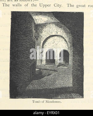 Une image tirée de « vingt et un ans de travail en Terre Sainte », montrant des travaux menés pour le Fonds d'exploration de la Palestine entre 1865 et 1886. Banque D'Images
