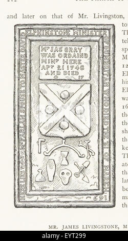 La paroisse de Strathblane et ses habitants dès les premières fois. Un chapitre de l'histoire de Lennox Image réalisée à partir de la page 250 "La paroisse de Kirkhouse Inn Banque D'Images