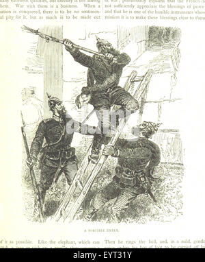 Photographie de la page 263 de 'Cassell's History of the War between France and Germany', représentant des scènes ou des événements militaires de la guerre franco-prussienne de 1870-1871. Banque D'Images