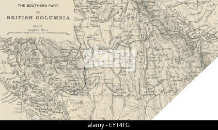 La carte '.' extraites de Flickr ID 11202659056 Image prise à partir de la page 291 de "Parmi les glaciers de Selkirk Banque D'Images