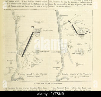 La bataille sur terre et mer image prise à partir de la page 315 de "British Battles sur terre Banque D'Images