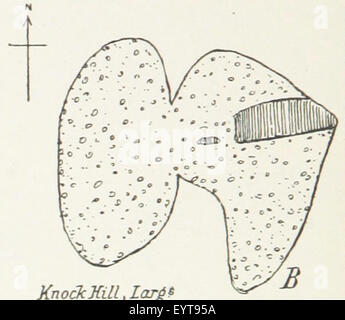 Une image de la page 426 de 'les volcans antiques', montrant une carte détaillée illustrant l'emplacement et les caractéristiques des anciennes régions volcaniques, mettant en évidence les formations géologiques. Banque D'Images