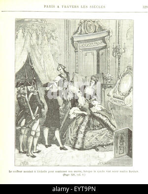 Image prise à partir de la page 447 de "Paris à travers les siècles. Histoire nationale de Paris et des Parisiens depuis la fondation de Lutèce jusqu'à nos jours, etc' image prise à partir de la page 447 de "Paris à travers les Banque D'Images