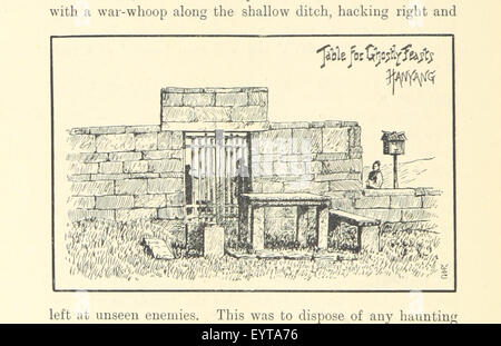 Une chaîne d'Peach-Stones chinois. [Croquis de la vie de village dans le centre de la Chine. Avec illustrations.] Image prise à partir de la page 468 de "une chaîne de Chinois Banque D'Images