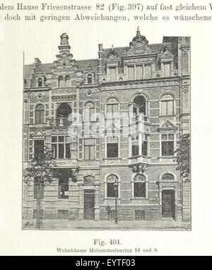 Köln und seine Bauten. Festschrift zur VIII. Wanderversammlung des Verbandes deutscher Architekten- und dans Ingenieur-Vereine Köln ... 1888. Herausgegeben vom Architekten- und für Ingenieur-Verein Niederrhein und Westfalen. [Avec plans.] Image prise à partir de la page 713 de "Köln und seine Bauten Banque D'Images