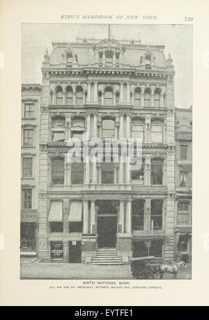 Image prise à partir de la page 745 du manuel du "roi de la ville de New York. Un aperçu historique et description de la métropole américaine. ... Avec les illustrations, etc. (deuxième édition.)' page 745 Image réalisée à partir de 'King's Handbook of New Banque D'Images