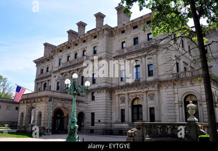 Newport, Rhode Island : The Breakers (1895), conçue par Richard Morris Hunt pour de Cornelius Vanderbilt II Banque D'Images