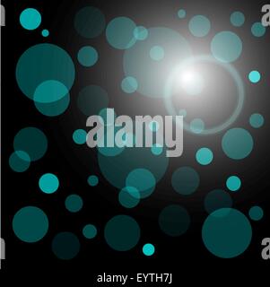 Résumé fond avec motion sphères rougeoyant. Illustration vecteur de l'art avec la transparence, eps10 Illustration de Vecteur