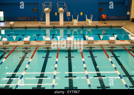 Judson Hale aquatics center à l'Institut de technologie de Rochester Banque D'Images