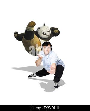 Kung Fu Panda: La Kaboom de Doom année : 2011 USA Directeur : Jennifer Yuh animation Jack Black Angelina Jolie as Banque D'Images