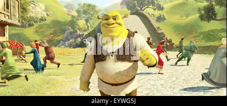 Shrek 4 ; Année : 2010 ; USA Réalisateur : Mike Mitchell ; Animation Banque D'Images