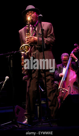 Archie Shepp, Wayne Dockery - Auftritt vom 'Archie Shepp Quartet', 2012 Le Jazzfest, Haus der Berliner Festspiele, 3. Novembre 2012 Banque D'Images