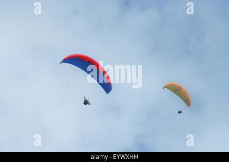 Formation en parapente en Suisse Banque D'Images