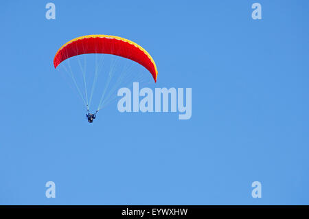 Formation en parapente en Suisse Banque D'Images