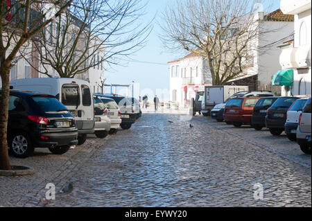 Caldas da Rainha, Portugal - 29 Décembre 2013 Avis sur street Azevedo Sousa en Caldas da Rainha, Portugal Banque D'Images